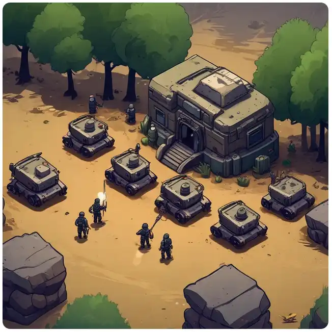 Surviv.io 2D battle royale gameplay browser game 2026